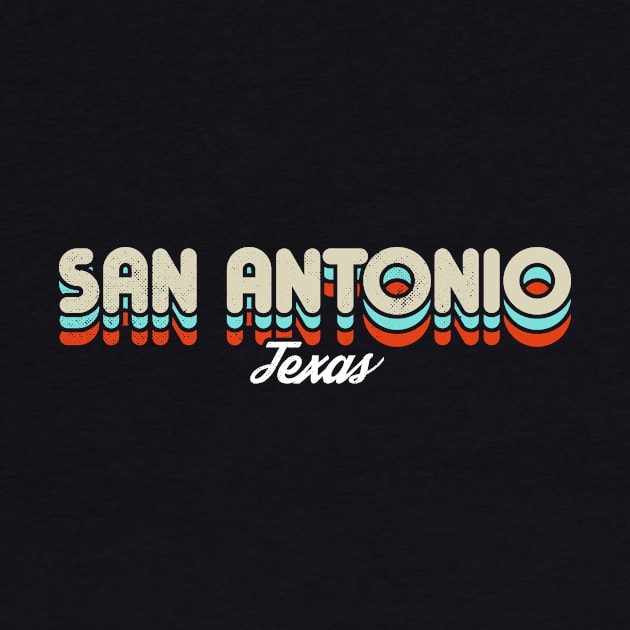 Retro San Antonio Texas by rojakdesigns